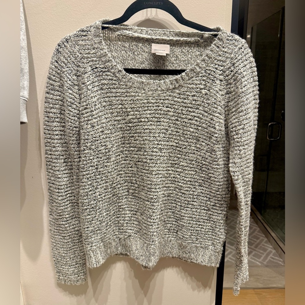 Vero Moda Textured Gray Women's Sweater